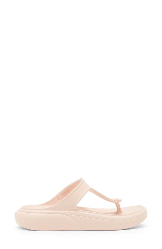 Stuart Weitzman Stuflex T-strap Slide Sandals In Rosewater
