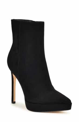 Nine west front pointy 2025 toe booties