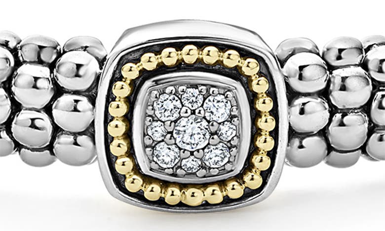 Lagos Rittenhouse Diamond Pavé Rope Bracelet In Silver