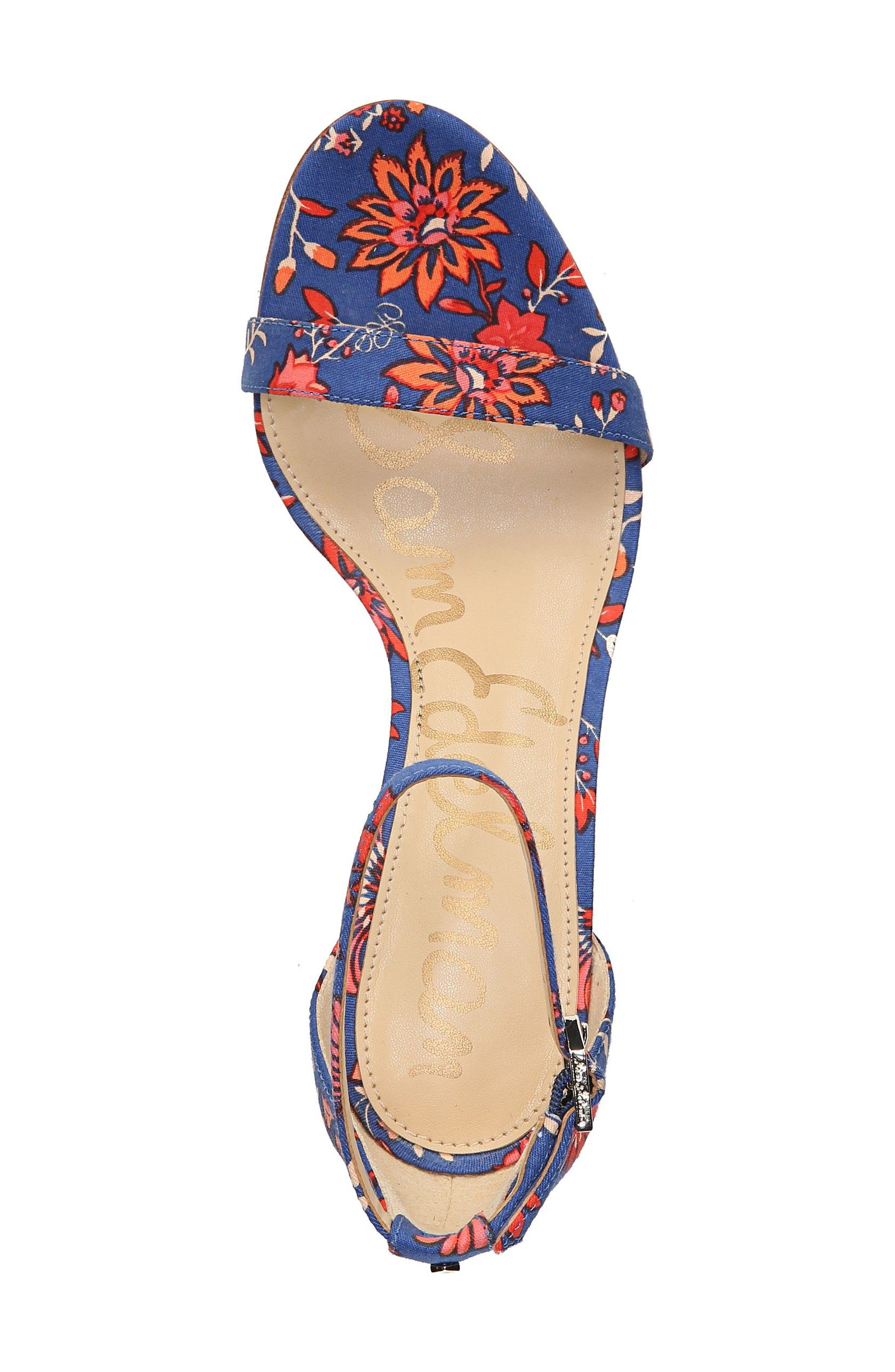 SAM EDELMAN,
                            'Patti' Ankle Strap Sandal,
                            Alternate thumbnail 107, color,
                            405