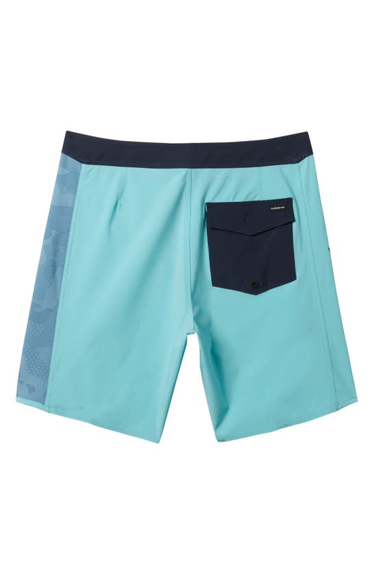 Shop Quiksilver Surfsilk Hawaii Arch Board Shorts In Marine Blue