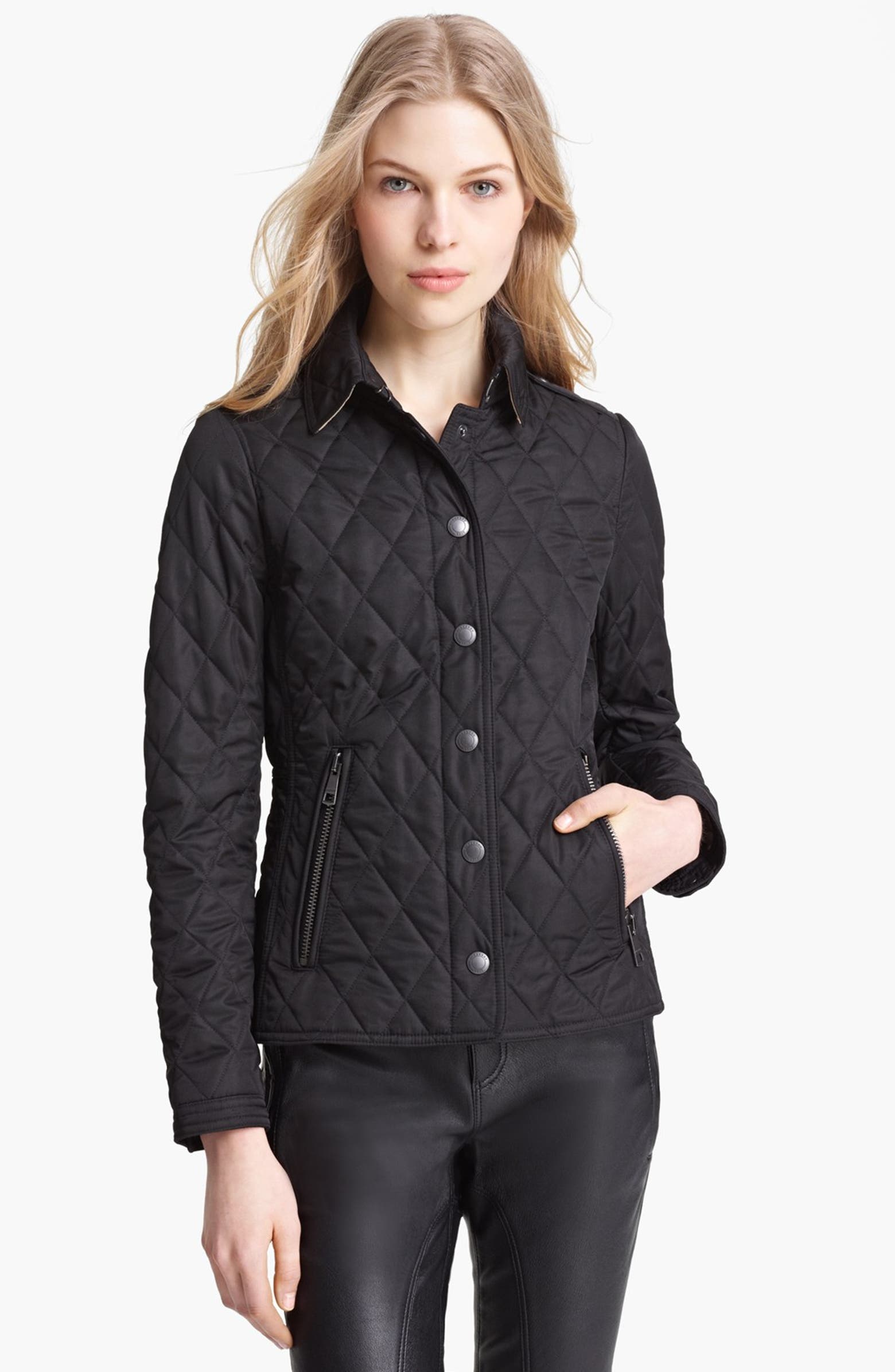 Bugatti Quilted Jacket Burberry Brit 'Moredale' Quilted Jacket | Nordstrom