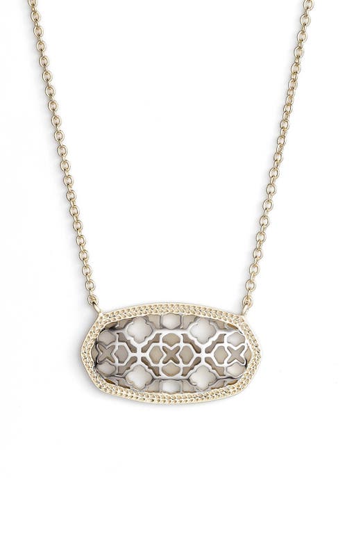 Kendra Scott 'dollie' Pendant Necklace In Gold/silver