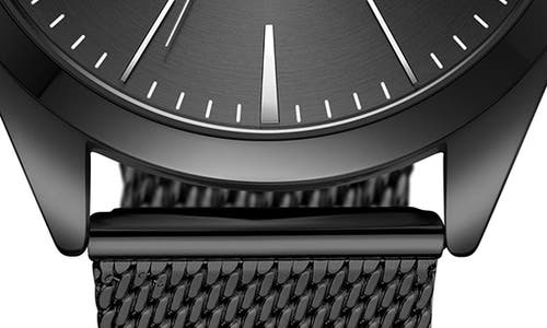 Kenneth Cole Classic Mesh Strap Watch, 44mm In Black