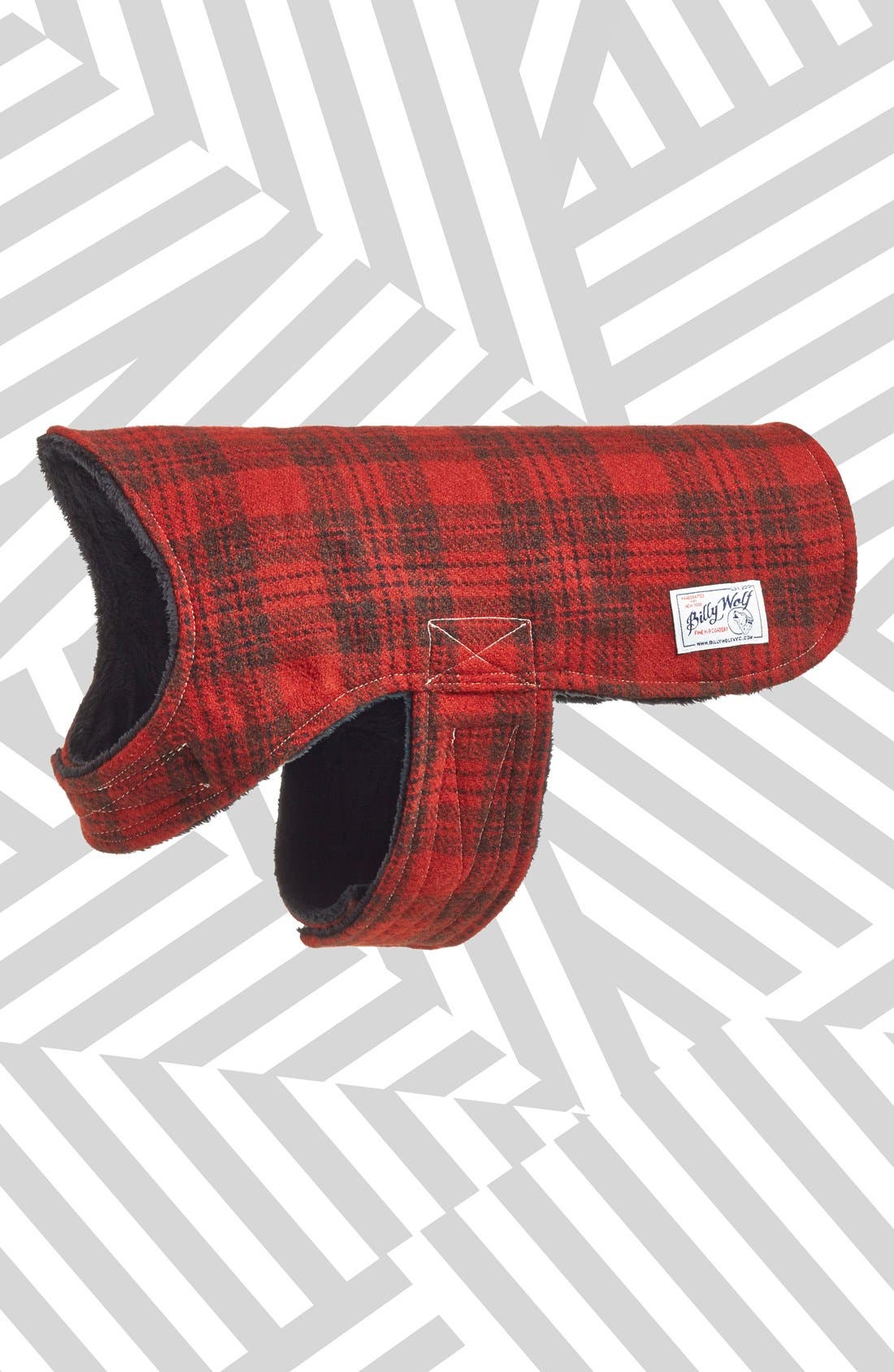 Billy Wolf 'Elliot' Fleece Lined Wool Dog Coat Nordstrom