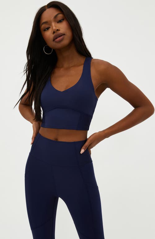 Shop Beach Riot Kaia Cutout Crop Tank In Ultramarine