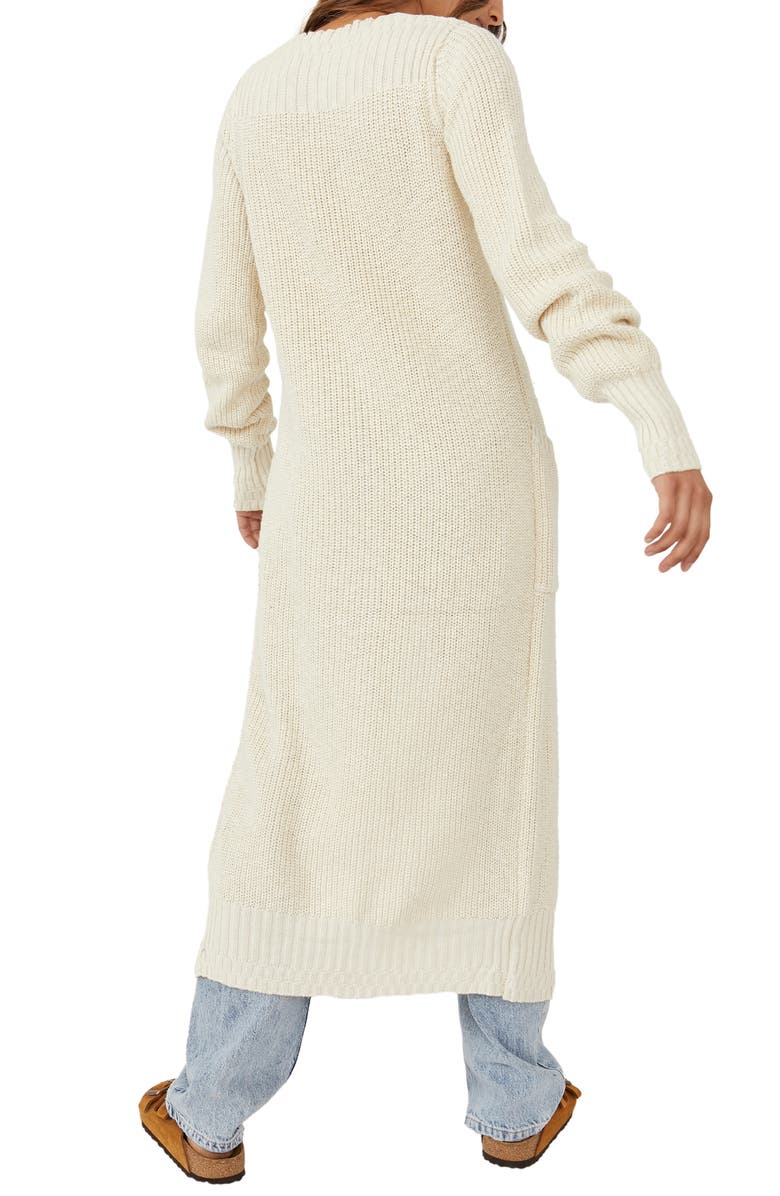 Free People It's Alright Cotton Cardigan Duster, Alternate, color,