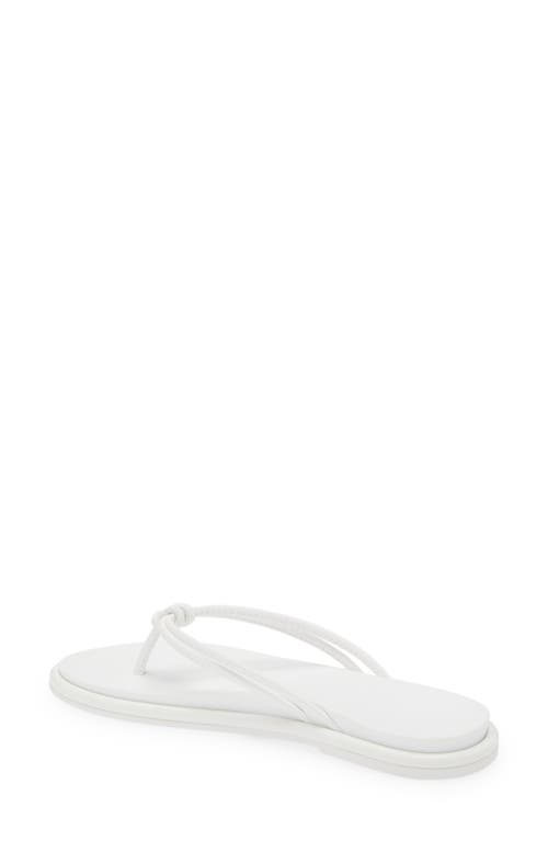 Shop Olukai Aka Flip Flop In White/white