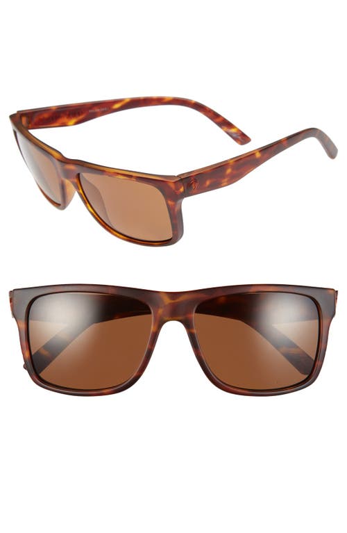 'Swimgarm' 57mm Polarized Sunglasses in Matte Tortoise/Bronze Polar