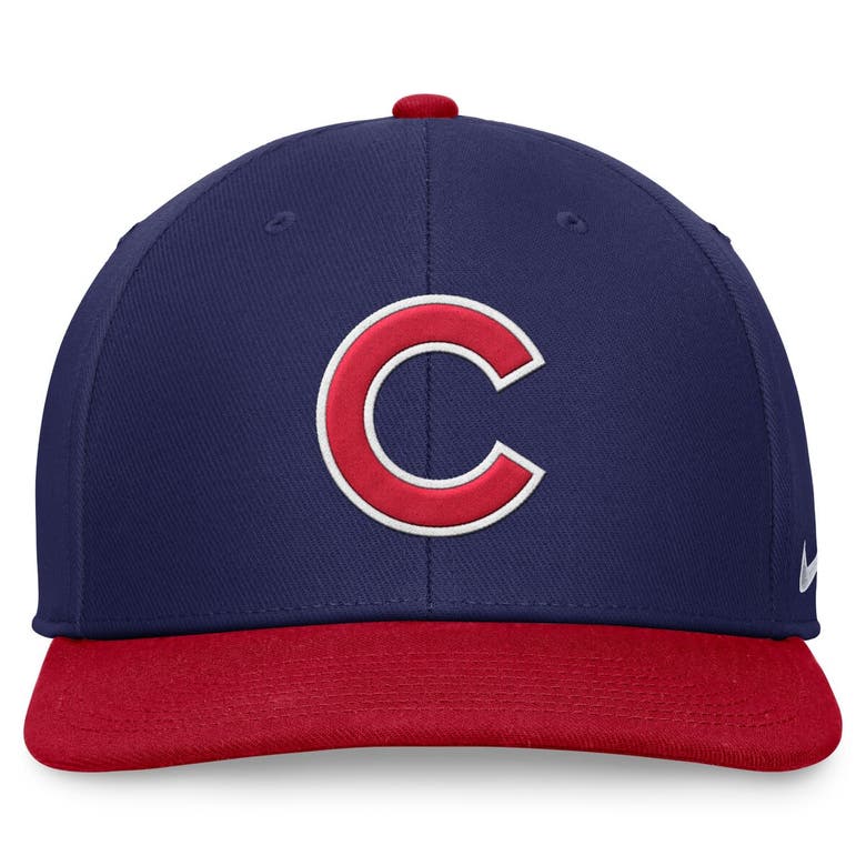 Shop Nike Royal/red Chicago Cubs Evergreen Two-tone Snapback Hat
