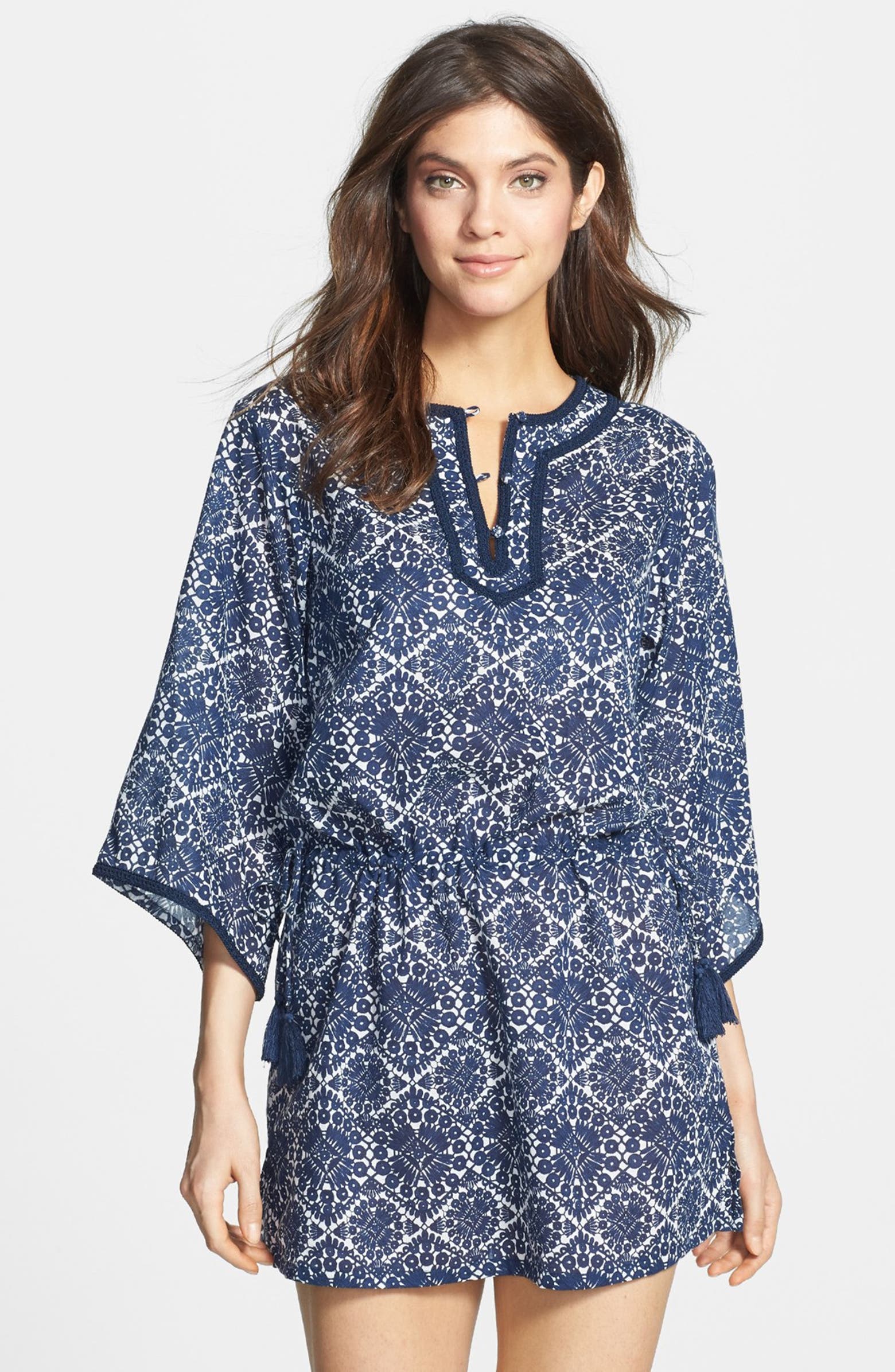 Tory Burch 'Margherita' Cover-Up Caftan | Nordstrom
