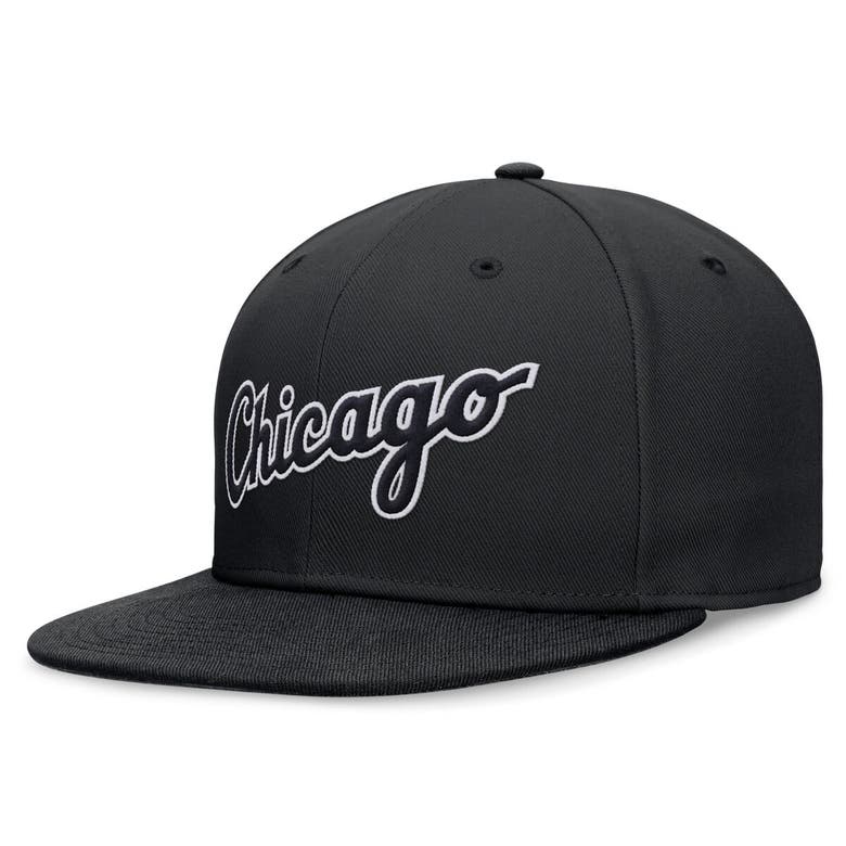 Nike Black Chicago White Sox Evergreen Performance Fitted Hat