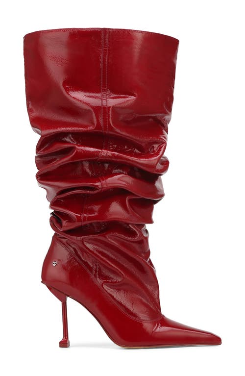 Shop Naked Wolfe Vern Slouch Tall Boot In Red-patent Leather