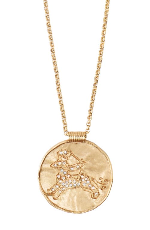 Maje Zodiac Medal In Sagittarius