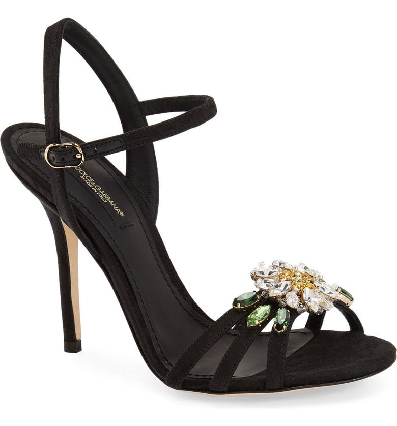 Dolce&Gabbana Jeweled Strappy Sandal (Women) | Nordstrom