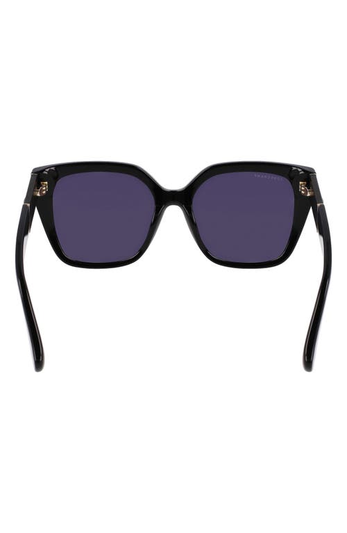 Shop Longchamp Roseau 54mm Butterfly Sunglasses In Black