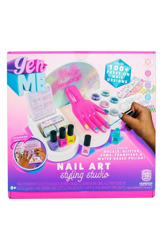 Shop Gen-me Kids' Nail Art Styling Studio In Multi