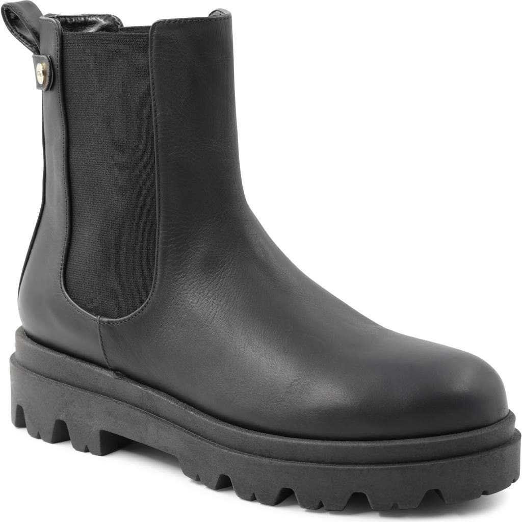 Bruno Magli Alma Lug Chelsea Boot In Black