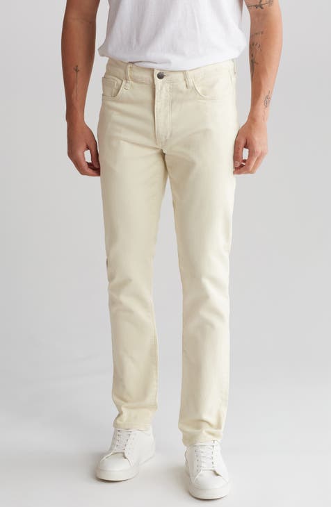 Classic Polo Men's 100% Cotton Moderate Fit Solid Ash Color Trouser