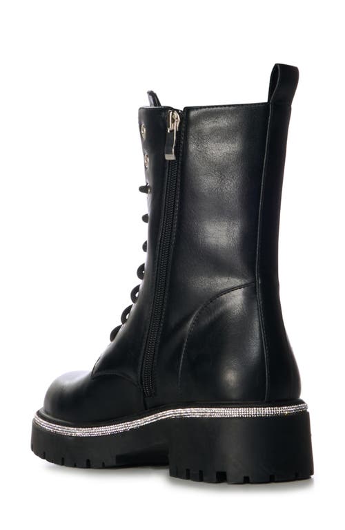 Shop Azalea Wang Lewellyn Combat Boot In Black