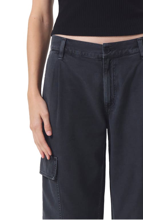 Agolde Jericho High Waist Ankle Wide Leg Jeans In Vulture