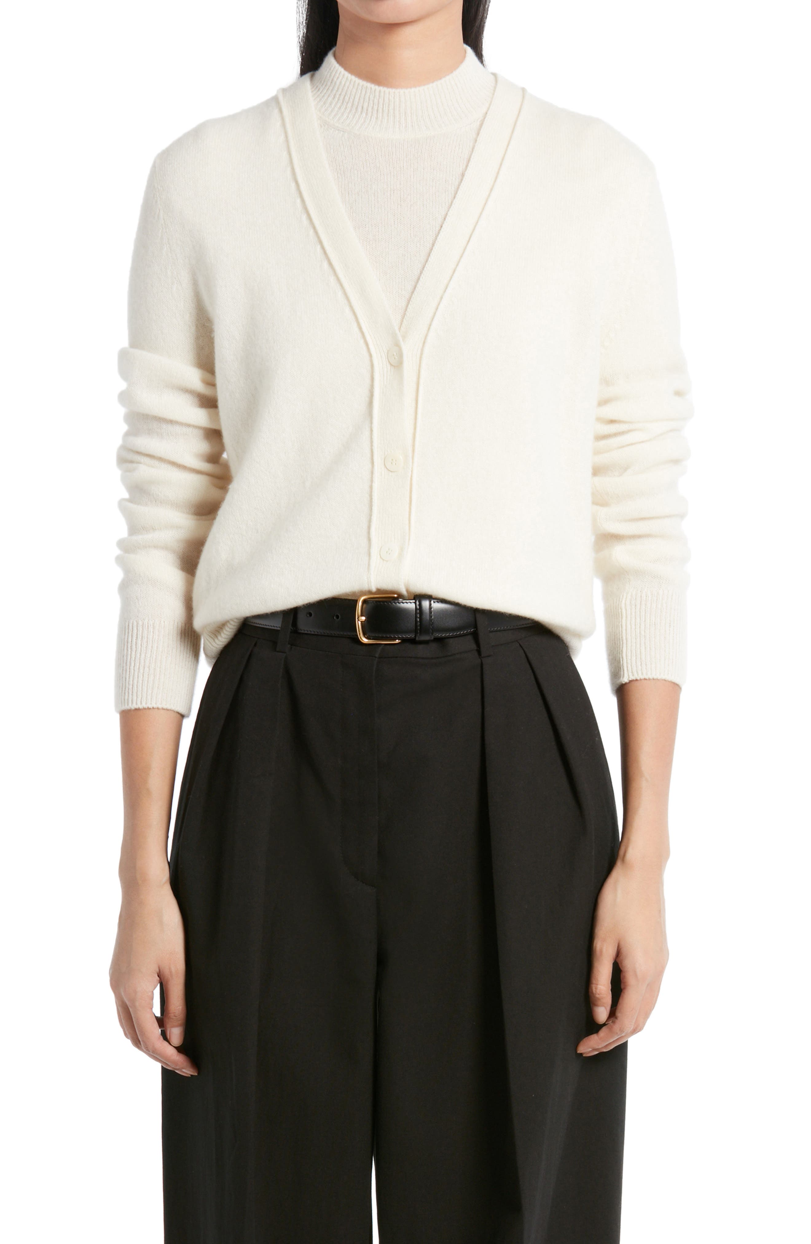 the row cashmere cardigan
