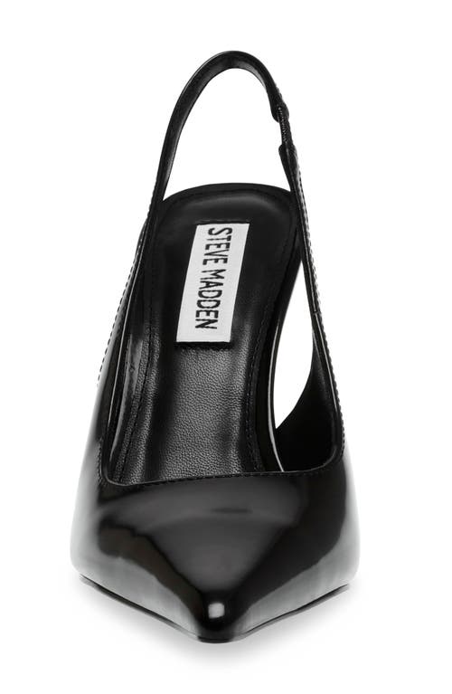 Shop Steve Madden Reyes Pointed Toe Slingback Sandal In Black Box