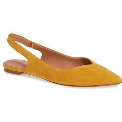 Sigerson Morrison Slingback Flat, Yellow