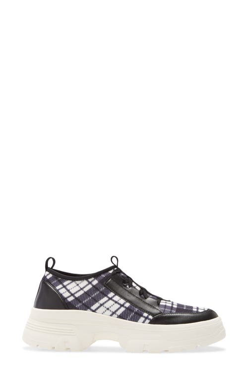 Shop Linea Paolo Rowen Sneaker In Black/blue Print Fabric