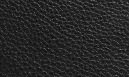 American Leather Co. Luca Triple Pocket Leather Crossbody Bag In Black Smooth