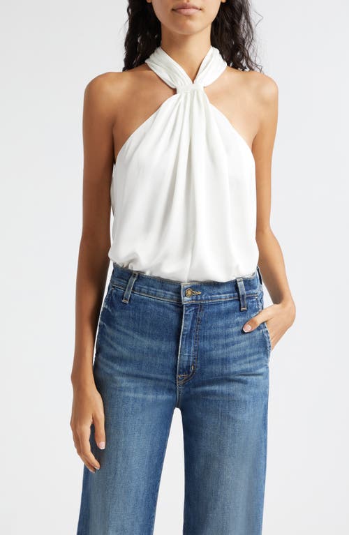Maia Gather Sleeveless Top in Ivory