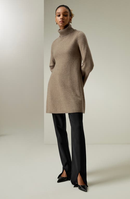 Shop Lilysilk Cashmere Detachable Turtleneck Pullover Sweater For Women In Beige