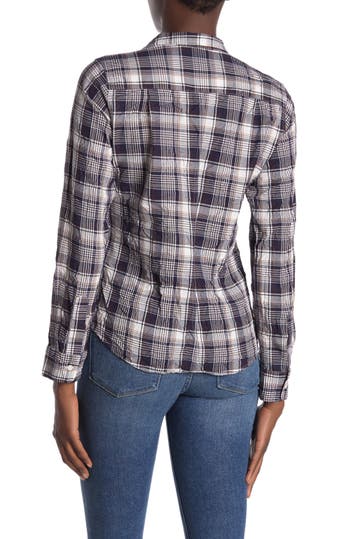 Frank Eileen Barry Signature Crinkle Plaid Print Shirt Hautelook Frank Eileen Barry Signature Crinkle Plaid Print Shirt Hautelook