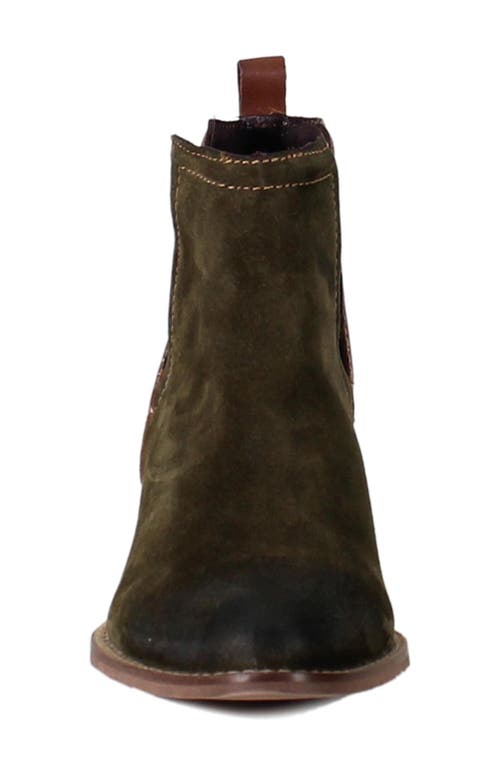 Shop Diba True Stop By Bootie In Military/butterscotch