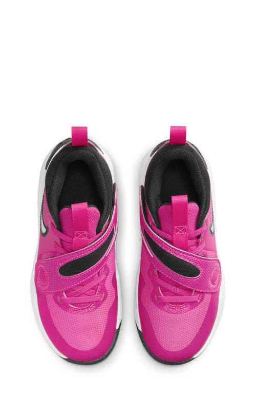 Shop Nike Kids' Team Hustle D 11 Basketball Sneaker In Fierce Pink/black/white