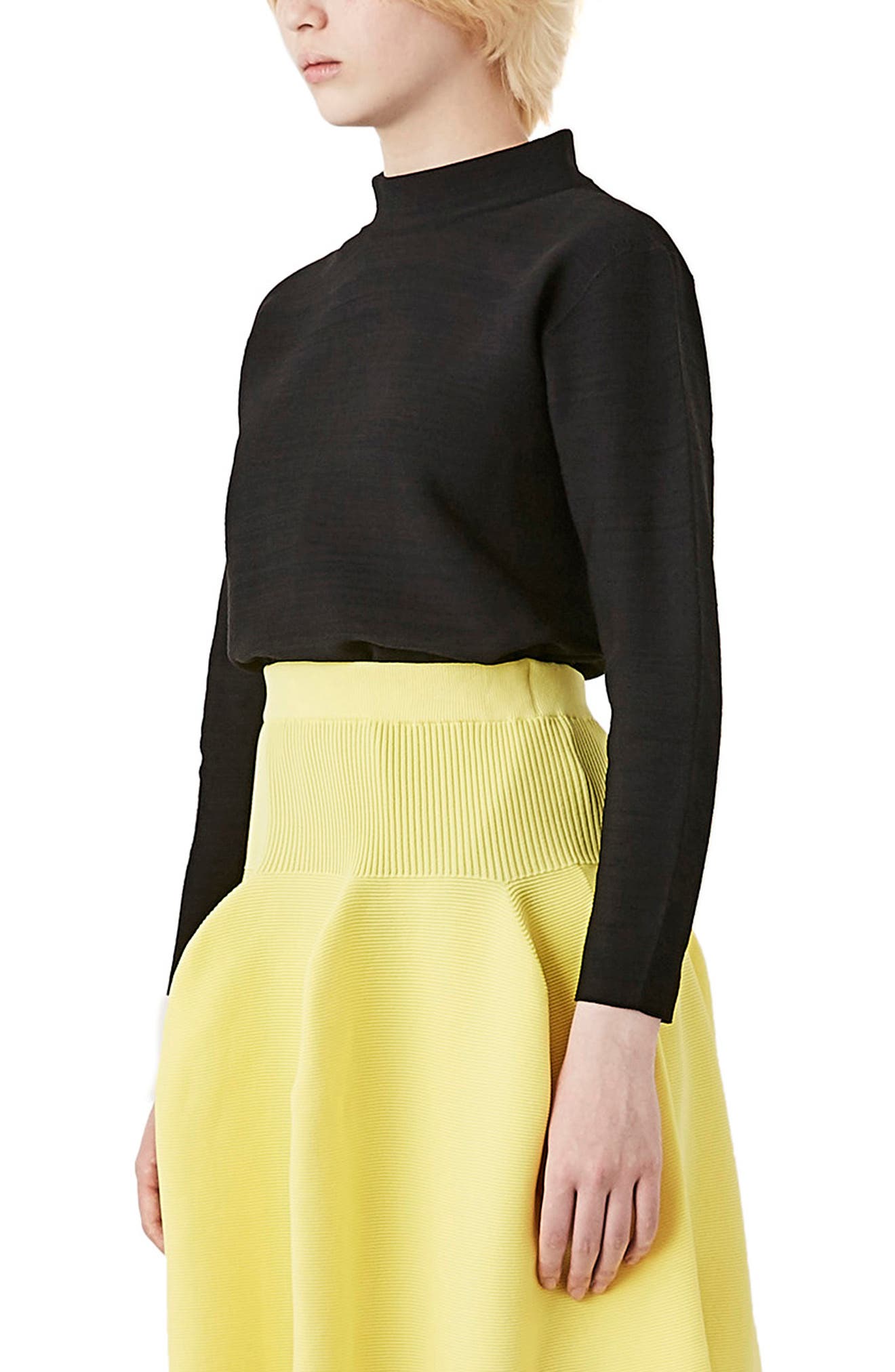 CFCL Garter Mock Neck Long Sleeve 