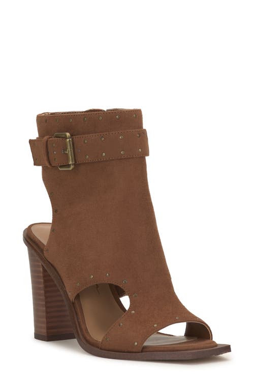 Jessica Simpson Rochha Open Toe Bootie in Tobacco at Nordstrom, Size 6.5