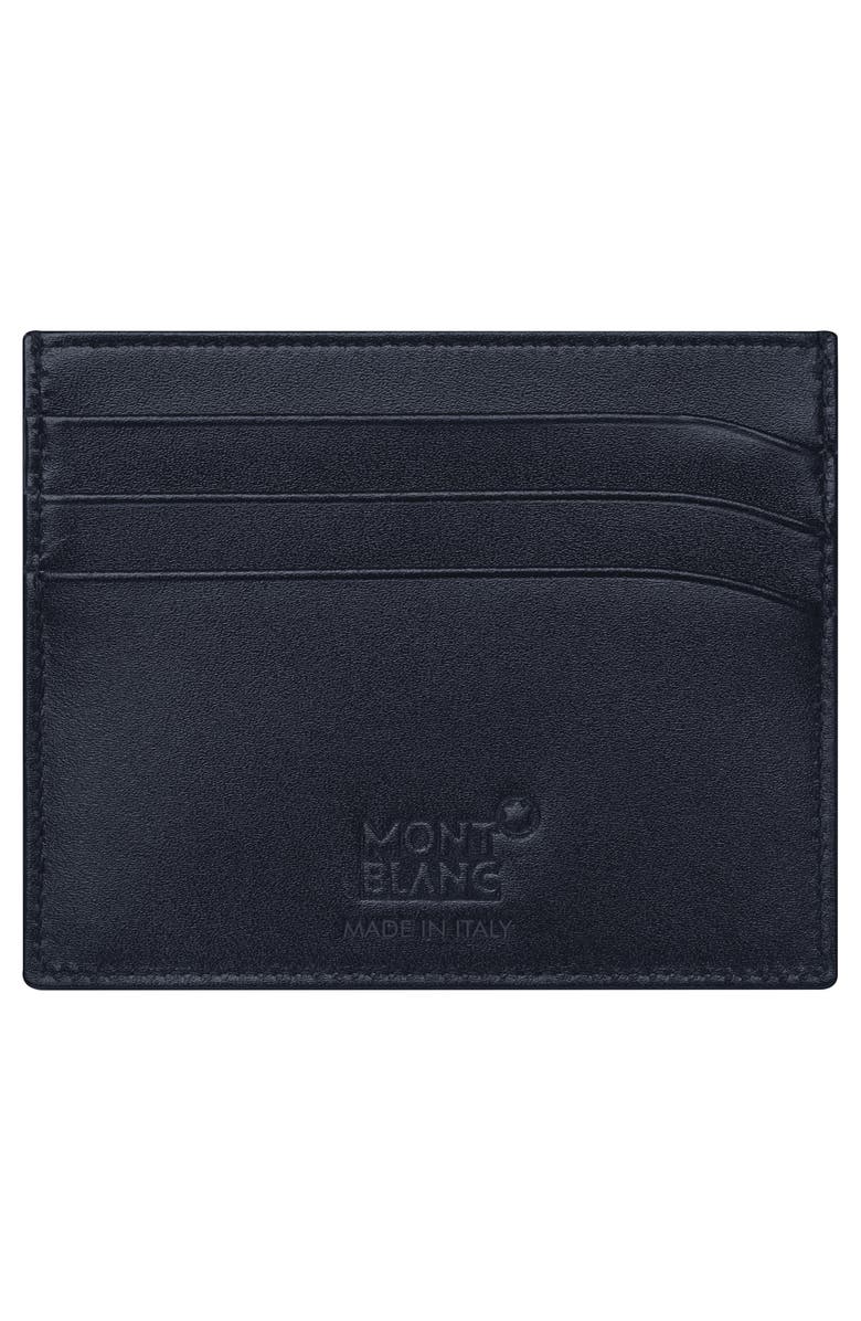 Montblanc Meisterstück Leather Card Case, Alternate, color, 