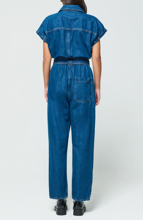 Shop Etica Ética Megg Denim Utility Jumpsuit In Galante