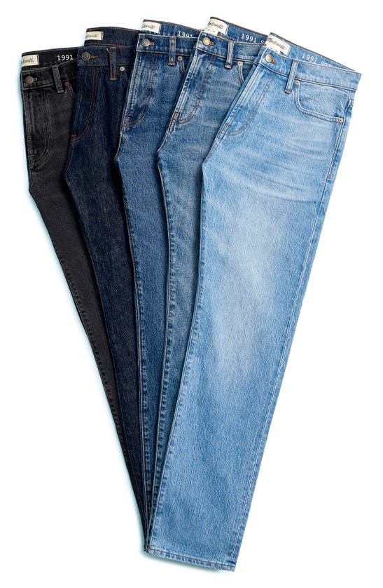 Madewell The 1991 Straight Leg Stretch Selvedge Jeans In Barrington Wash