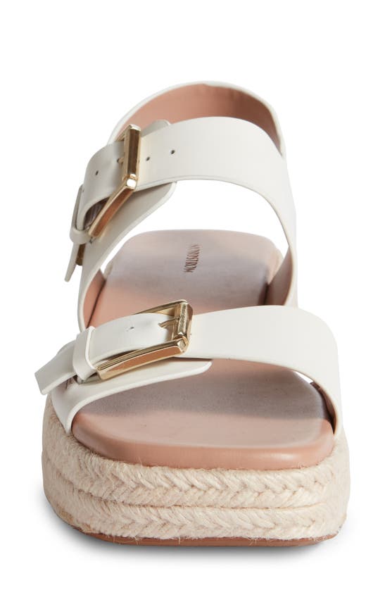 Shop Nordstrom Avila Slingback Espadrille Platform Sandal In Ivory Egret