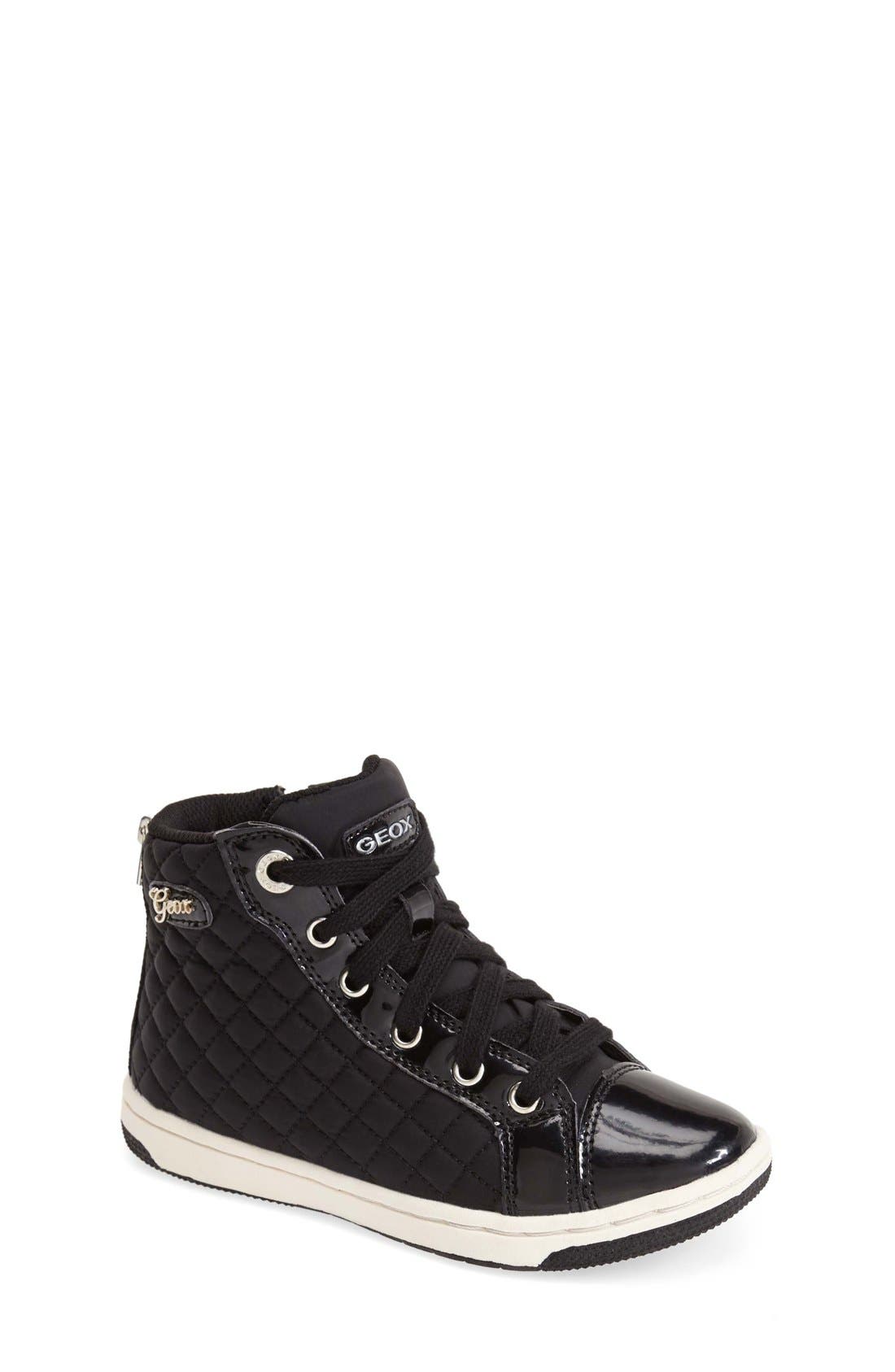 Geox 'Creamy 14' Quilted High Top Sneaker (Toddler, Little Kid & Big Kid) Nordstrom