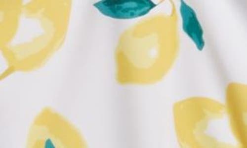 Shop Jessica Simpson Kids' One-piece Rashguard Swimsuit, Headband & Sunglasses Set In Lemon