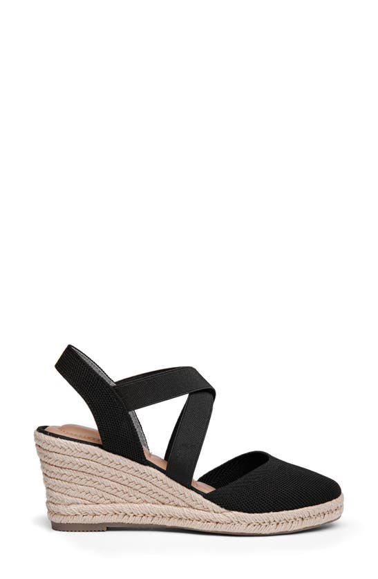 Shop Me Too Skylen Espadrille Wedge Sandal In Black