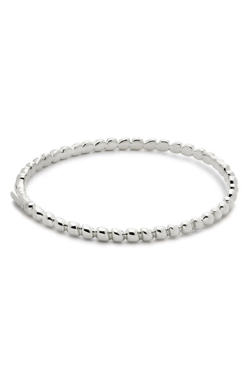 Monica Vinader Nura Teardrop Bangle Bracelet Sterling Silver at Nordstrom,