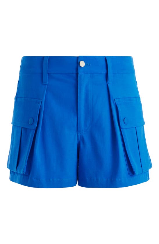 Shop Alice And Olivia Alice + Olivia Jolette Cargo Shorts In French Blue