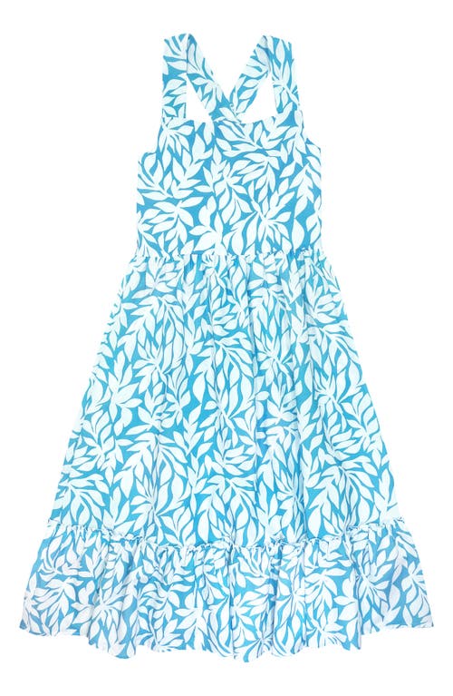 Feather 4 Arrow Kids' Coastline Sundress Blue Grotto at Nordstrom,