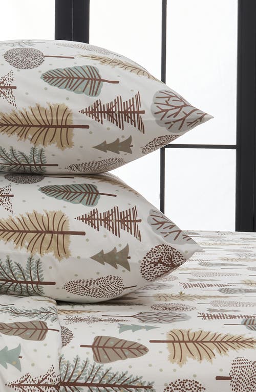 Woven & Weft Lodge Print 4-piece Sheet Set In Forest Trail