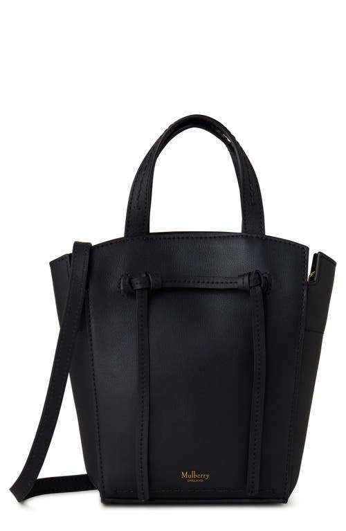 Mulberry Mini Clovelly Leather Tote in Black at Nordstrom