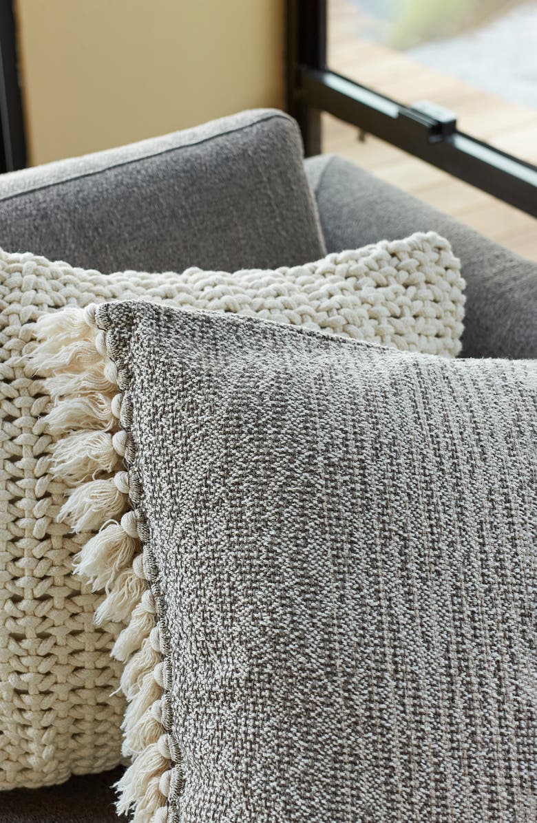 Coyuchi Abbott Organic Cotton Pillow Cover, Alternate, color,